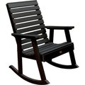 Highwood Usa highwood® Weatherly Outdoor Rocking Chair, Eco Friendly Synthetic Wood In Black AD-RKCH2-BKE